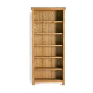 Surrey Oak Large Bookcase - Gambar 3