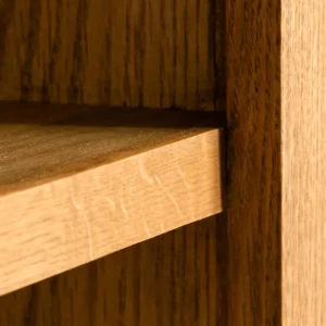 Surrey Oak Large Bookcase - Gambar 6