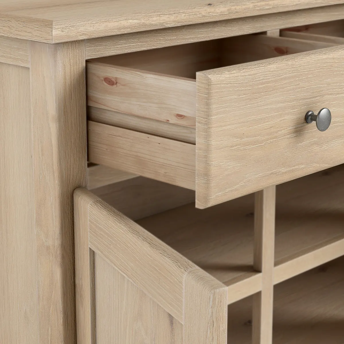 Celine Washed Oak Extra Large Sideboard - Image 6