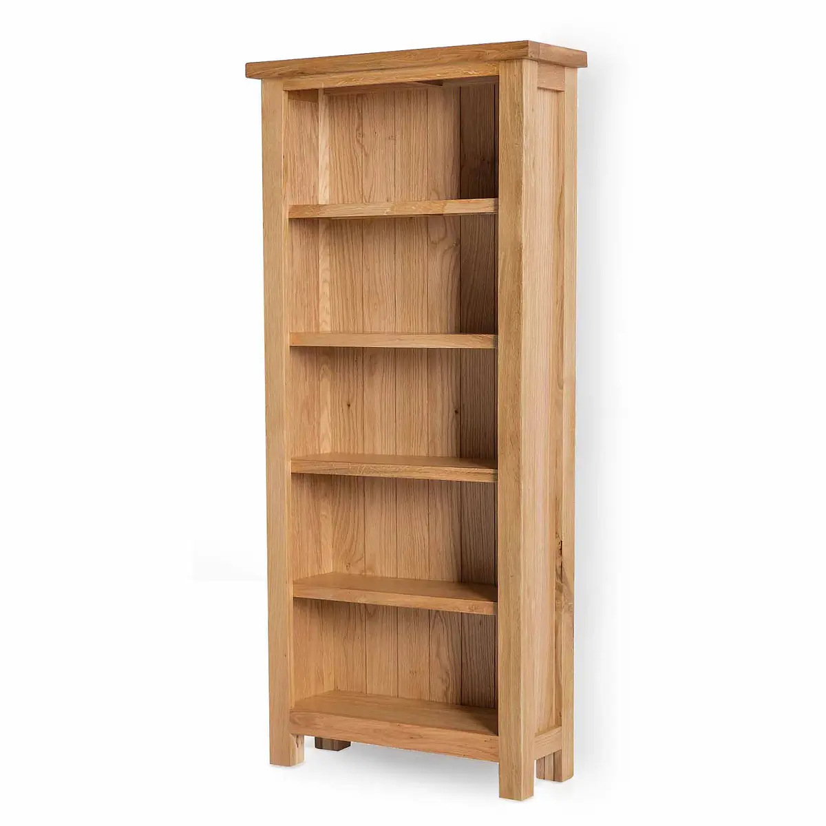 London Oak Slim Bookcase - Image 4